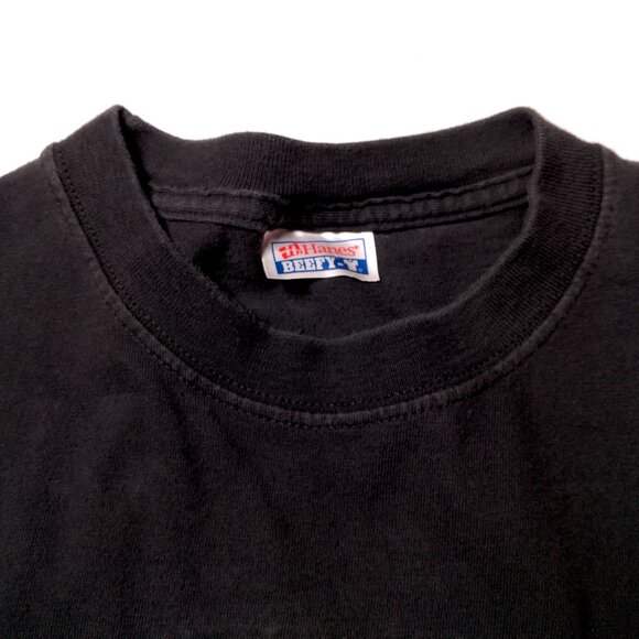 Chevrolet Corvette Shirt Black Faded Embroidered Sports Car Vintage Auto - Picture 7 of 8